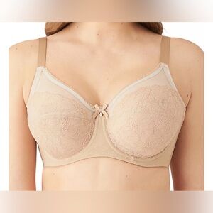 Wacoal Women's Retro Chic Full-Figure Underwire Bra 855186, toast (beige) 34D
